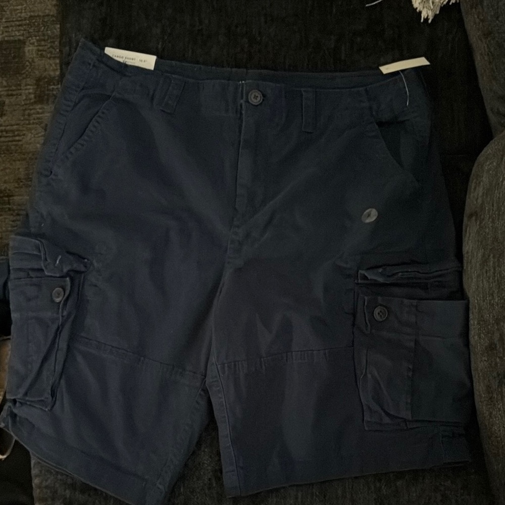 Aeropostale Men's Navy Cargo Shorts